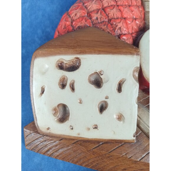 1973 Burwood New Haven Kitchen Wall Hanging Set Of 2 Wine Cheese Decor Wall Art - Picture 6 of 10